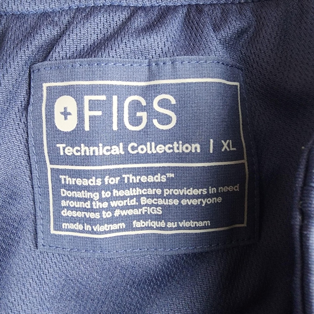 FIGS Scrub Pants Womens XL Blue Technical Collection Jogger Stretch W23SW2005 - Picture 3 of 11